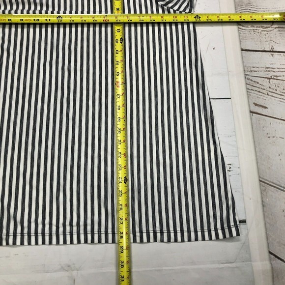 Max Studio Women 3/4 Sleeve Blouse Top Shirt Plus Size 1X Stripes M015 -19 - Picture 3 of 13